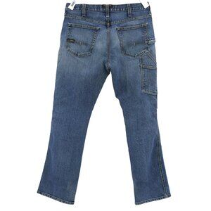 Ariat Rebar Men's M4 Low Rise Boot Blue Denim Jeans Size 34 / 34